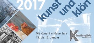 Einladung zum Neujahrsempfang "Kunst & Klön" 2017